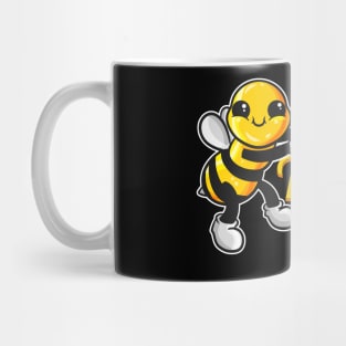 The cute Bee says be Thankful, The Bee Mug